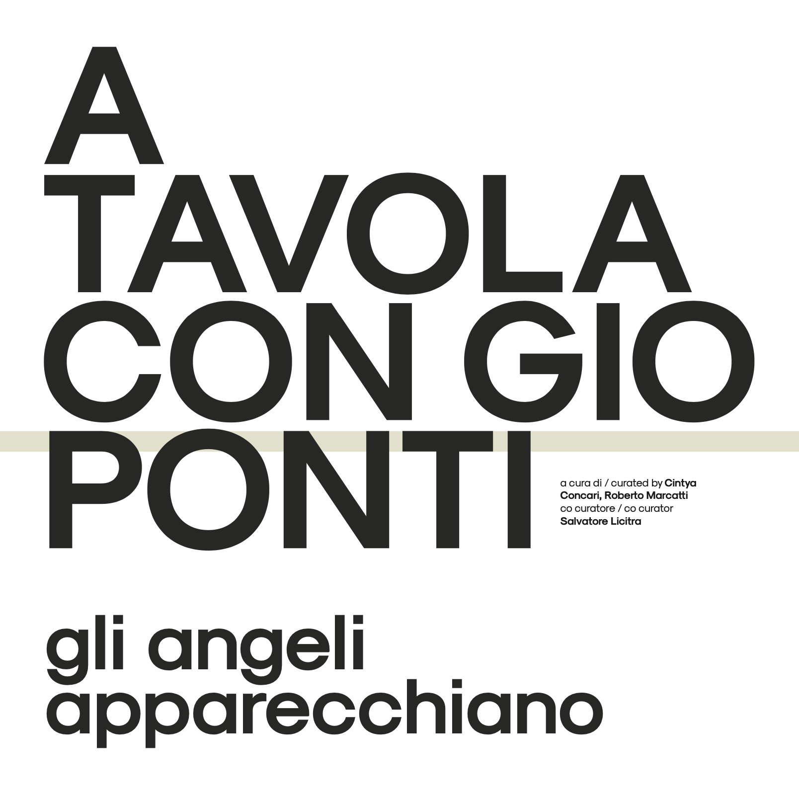 A tavola con Giò Ponti. Gli angeli apparecchiano