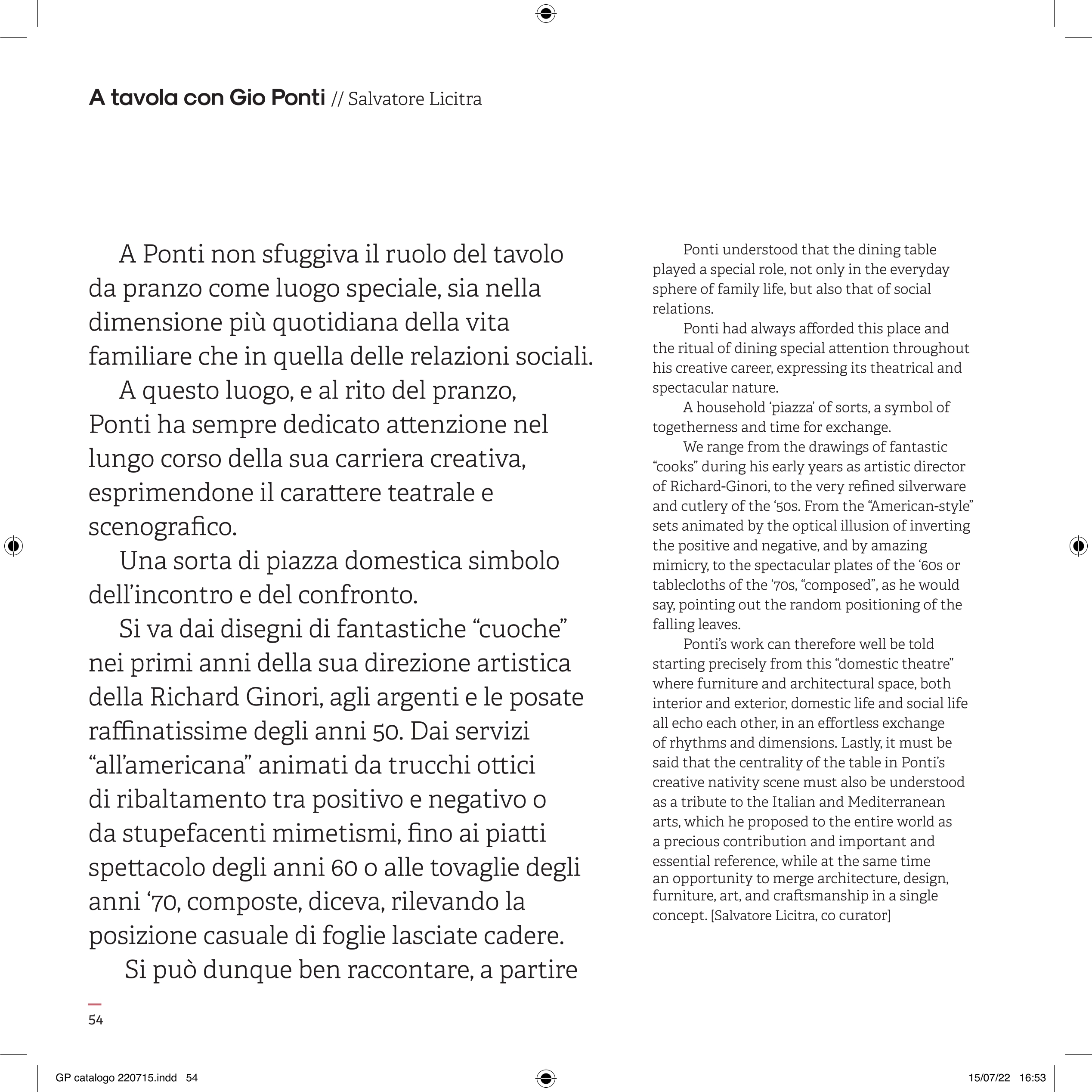 A tavola con Giò Ponti. Gli angeli apparecchiano - immagine 3