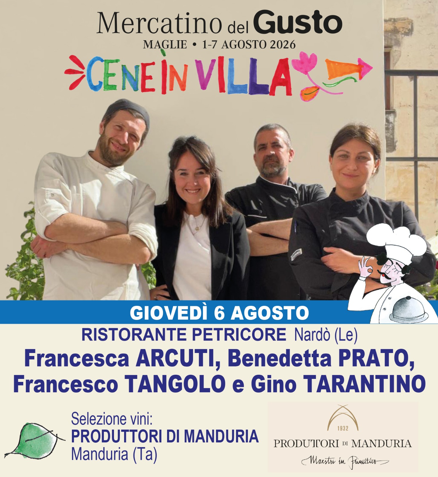 Ristorante Petricore - Cene in Villa 6 agosto - immagine 2